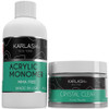 Karlash Professional Polymer Kit Acrylic Powder Crystal Clear 2 oz and Acrylic Liquid Monomer 4 oz for Doing Acrylic Nai