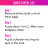Young Nails SlickPour Dip Powder Extended Wear Dip Powder Nail Color for use with SlickPour System Prep Base Activator T