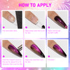 SUPWEE Cat Eye Gel Nail Polish with Magnet 9D Galaxy Cateye Manicure Soak Off UV DIY Salon Home Gift 12 Colors 7ml024fl