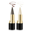 Aaiffey 2-Color Gel Eyeliner Set, Quick-Dry Cream Eyeliner - Waterproof, Smudge-Proof & Long-Lasting Matte Finish (01 Silver + 03 Brown) online at globaldelivered