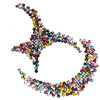 4200Pcs Hotfix Rhinestones Round Shape Flatback Crystal Glass Flatback Nail Art 12 Mixed Colors 3mm SS10