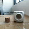 1 Piece Porcelain Material Dappen Dish with Soft Wooden Cap Nail Art Acrylic Powder Nail Art Tools Porcelain Cup Porcela