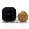 2 Pieces Porcelain Material Dappen Dish with Soft Wooden Cap Nail Art Acrylic Powder Nail Art Tools Porcelain Cup Porcel