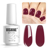 Vishine Gelpolish Professional Manicure Salon UV LED Soak Off Gel Nail Polish Varnish Color Dark Red1336