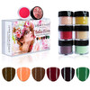 Legacy Nails Professional COLLECTION Acrylic Powder Kit 6 Colors Nail Art Set for Manicure DIY for Dip Acrylic Nail Exte