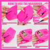 Barbie Townley Girl NonToxic PeelOff WaterBased Safe Nail Polish Set with Nail Dryer for Kids Batteries Not Included Age