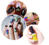 XICHEN 3 Bottles Professiona Starry Sky Nail Art Glue for Foil Sticker Nail Transfer Tips Decorations Adhesive White 16