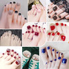 YIMART 100Pcs Fake Toenail Tips Set Nail Art Toe Decoration Full Cover False Toe Nail Tips for DIY Salon Foot Manicure S
