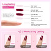 Vishine Gelpolish Lacquer Shiny Color Soak Off UV LED Gel Nail Polish Professional Manicure Slateblue1554