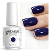 Vishine Gelpolish Manicure DIY Longlasting Gel Nail Polish Lacquer Shiny Color UV LED Soak Off Glitter Midnightblue1029