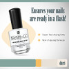 duri Brushn Go Dry and Shine Speedy Top Coat Fast Dry Top Coat Nail Polish 045 floz pack of 1