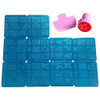 FingeAngel 10PCS Nail Plates 1 Nail Stamper 1 Nail Scraper Nail Art Image Stamp Stamping Plates Manicure Template Nail A