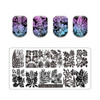 FingerAngel 13pcs Stamping Nail Art Plates set 8 Stamping Plates with 2Stamper 2Scraper 1storage bag Nails Art Stamping