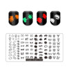 FingerAngel 13pcs Stamping Nail Art Plates set 8 Stamping Plates with 2Stamper 2Scraper 1storage bag Nails Art Stamping