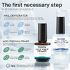 Morovan Professional Natural Nail Prep Dehydrate and AcidFree Primer Dehydrator for Acrylic and Gel Nail Polish Non Acid