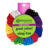 Expressions 216-Piece Hair Ties, 4mm Bright Colors Value Pack, No Metal Ponytail Holders For Thick, Curly, and All Hair Types online at globaldelivered