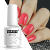 Vishine Gel Nail Polish UV Nail Lacquer Gel Coral Pink Color Gel Nail Polish Cured with UV LED Lamp 05 fl oz
