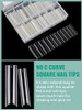 480PCS Extra Long NO C Curve Nail Tips XL 2 Packs Natural and Clear Nail Tips for Acrylic Nails Professional Set 12 Size