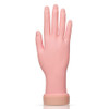 AORAEM Nail Trainning Hand Flexible Soft Practice Plastic Mannequin Hand Nails Tips Art Trainer Manicure Practice Hand T