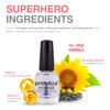 Probelle Top Coat Sealer Quick Dry Nail Polish Top Coat High Shine Glossy Nail Finish Instantly Forms Clear Barrier For
