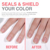 Probelle Top Coat Sealer Quick Dry Nail Polish Top Coat High Shine Glossy Nail Finish Instantly Forms Clear Barrier For