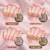 Mia Secret Colored Acrylic Nail Art Powder Collection Rosegold 6PC