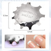 CShade Easy French Smile Line Nail Art Manicure Edge Trimmer Nail Cutter Acrylic Tool with 11 SizesFS01