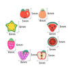 DECORA 14 Inch 3200 Pieces Mini 3D Fruit Slices for Slime Crafts Nail Art and Face Decoration