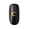 AKOAK 100 CountPack 3D Glitter Charm Nail Art Decoration Studs Japanese Rivet Style Mini Gold Alloy Moon Design Nail Sup