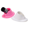 SUKPSY 4 Pcs Soft Rubber Nail Polish Bottle Holder Antispill Bottle Stand Manicure Display Tools Nail Art Supplies for N