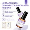 SAVILAND Nail Dehydrator and Primer AcidFree Natural Nail Dehydrator and Nail Primer Protein Bonding Acrylic Nail Kit Ge