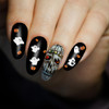 TailaiMei 1500 Pcs Halloween Nail Decals Stickers 12 Sheets SelfAdhesive DIY Nail Art Tips Stencil for Halloween Party I