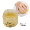 C I Dip Powder Color No014 Cannary Yellow Color System