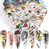Holographic Nail Foil Transfer Stickers Decals Decoration Magazine Flowers Nail Art Design Acrylic Nails Supplies for Na