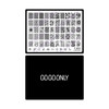 Gogoonly Nail Art Stamp Plate Collection St Merry Huge Size Stamping Image Plates Manicure Nail Designs DIYBH000462