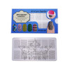 PUEEN Nail Art Stamping Plate Geo Lover 01125x65mm Unique Nailart Polish Stamping Manicure Image Plates Accessories KitB