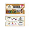 PUEEN Nail Art Stamping Plate Animal Safari 01 Theme Park Collection 125x65mm Unique Nailart Polish Stamping Manicure Im