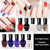 Tophany Non Toxic Nail Polish Set Easy Peel Off and Fast Dry Nail Polish Set for Pack Eco Friendly and Organic Water Bas