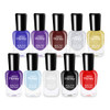 Abitzon NEW Nail Polish Set 10 Bottles NonToxic EcoFriendly Easy Peel Off Quick Dry Water Based Nail Polish