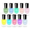 Abitzon NEW Nail Polish Set 10 Bottles NonToxic EcoFriendly Easy Peel Off Quick Dry Water Based Nail Polish