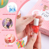 ETYJO 12 Rainbow Colors PeelOff Kids Washable Quick Dry Girls Nail Polish Kit for Kids Teen Little GirlsToddler Ages 312
