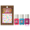 Piggy Paint 100 NonToxic Girls Nail Polish Safe Crueltyfree Vegan Low Odor for Kids Unicorn Fairy 3 Polish Nail Art Gift