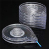 12Pcs Empty Nail Art Striping Tape Line Case Tools Sticker Box Holder Nail Art Tape Roller Dispenser for Easy Use DIY St