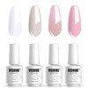 Vishine Nail Art UV LED Lamp Gel Polish Longlasting Manicure Kit 4 Colors Set C183