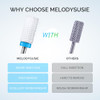 MelodySusie Ceramic Nail Drill Bits Set 332 235mm Professional Acrylic Nail File Drill Bit for Manicure Pedicure Cuticle