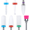 MelodySusie Ceramic Nail Drill Bits Set 332 235mm Professional Acrylic Nail File Drill Bit for Manicure Pedicure Cuticle