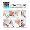 Mia Secret Clear Acrylic Powder 5Lbs