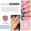 Revel Nail Dip Powder Nude Pink Powder Dip Nail Polish Chip Resistant Dip Nail Powder with Vitamin E and Calcium DIY Man