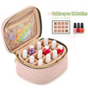 Yarwo Nail Polish Organizer Bag Holds 12 Bottles 15ml05 floz Travel Carrying Case for Nail Polish and Manicure Kit Black