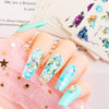 24 Sheets Flowers Nail Art Stickers Water Transfer Decals Floral Butterfly Rose Nail Art Design Nails Supplies for Women